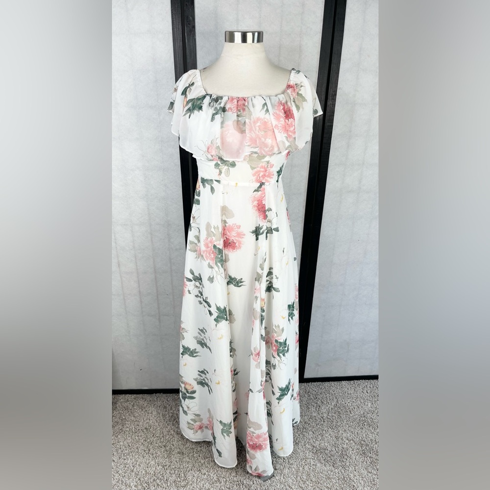 Anthropologie Yumi Kim Pink and Orange Sleeveless Maxi Sundress XS - Picture 2 of 9